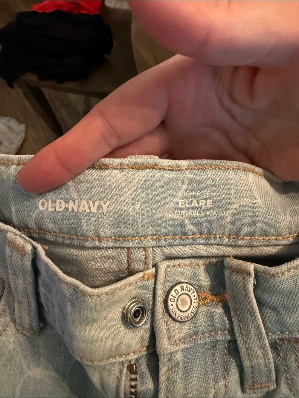 Old Navy Light Blue High-Rise Flare Jeans